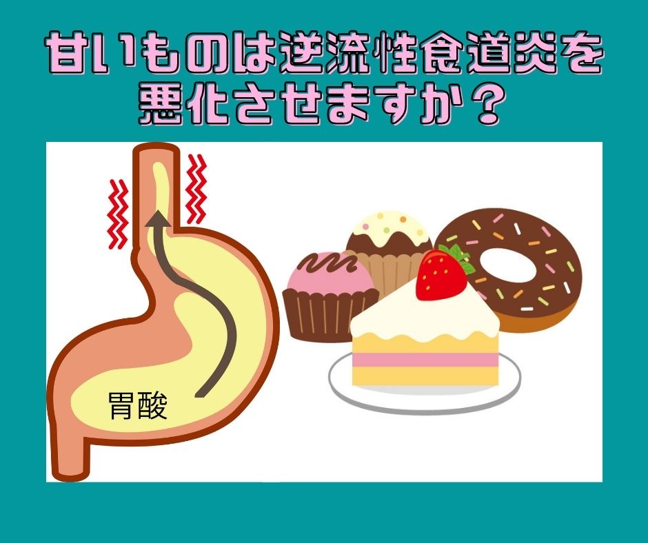 逆流性食道炎を考察する その11 逆流性食道炎と甘いもの 福岡天神内視鏡クリニックブログ