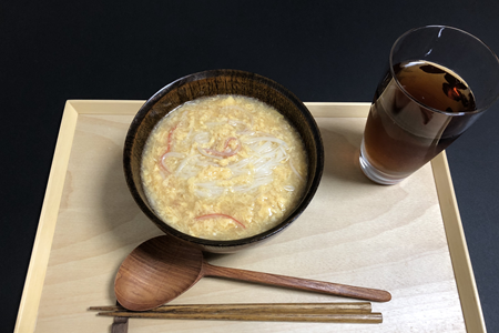 かにかま入りかきたまにゅうめん